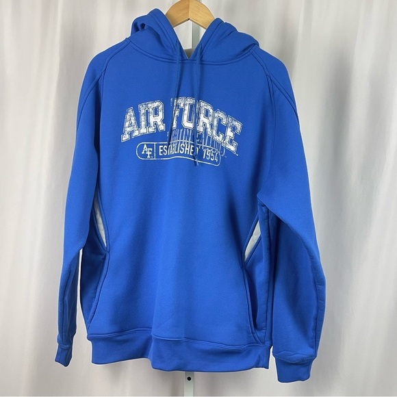 NCAA KA Air Force Large Falcons Graphic Hoodie Hooded Sweatshirt Collegiate - Picture 1 of 7
